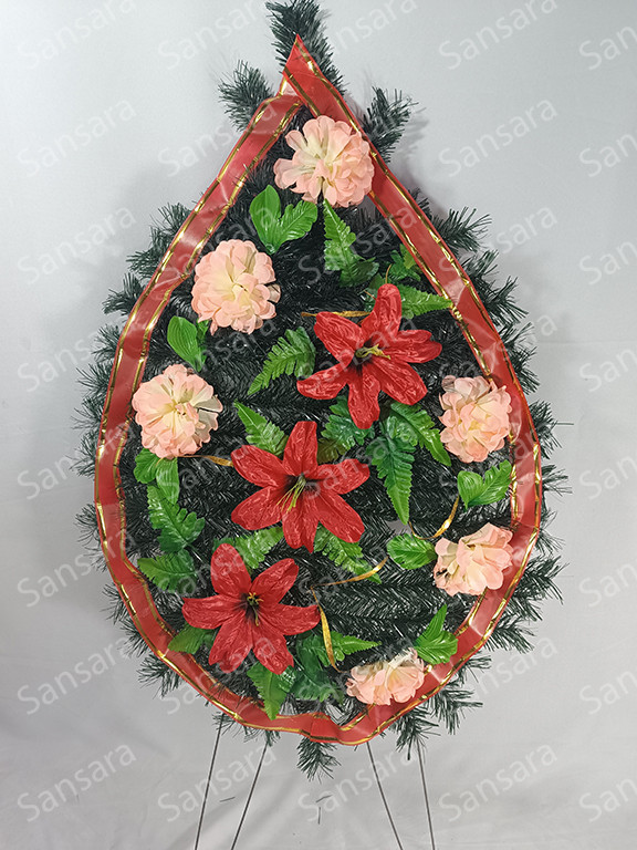 Вінок К 13 130/65см Вінок з золотом