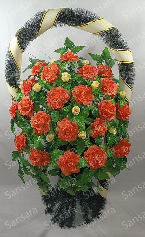 Кошик вквітчений з колонами великий 140/80 см