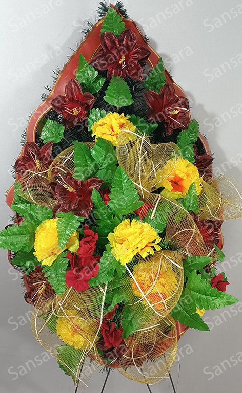 Вінок 145/70см Вінок дутий з сіткою