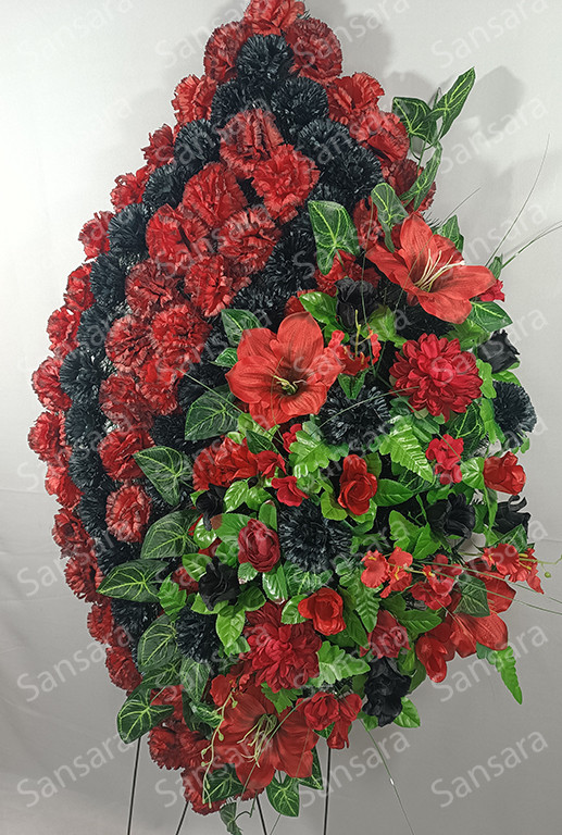 Вінок 165/75см Вінок лист гвоздика