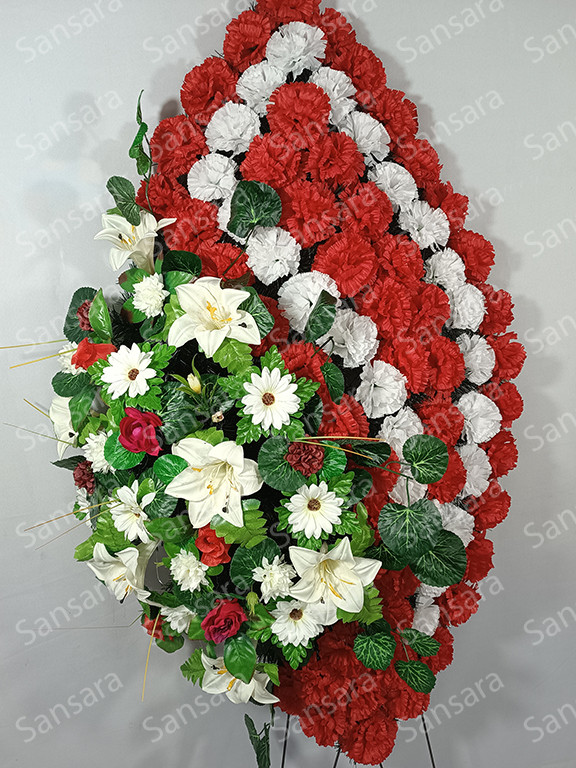 Вінок 165/75см Вінок лист гвоздика