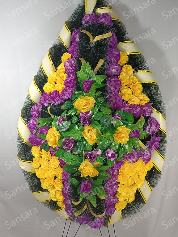 Вінок 175/85см А-02 Вінок  Хрест