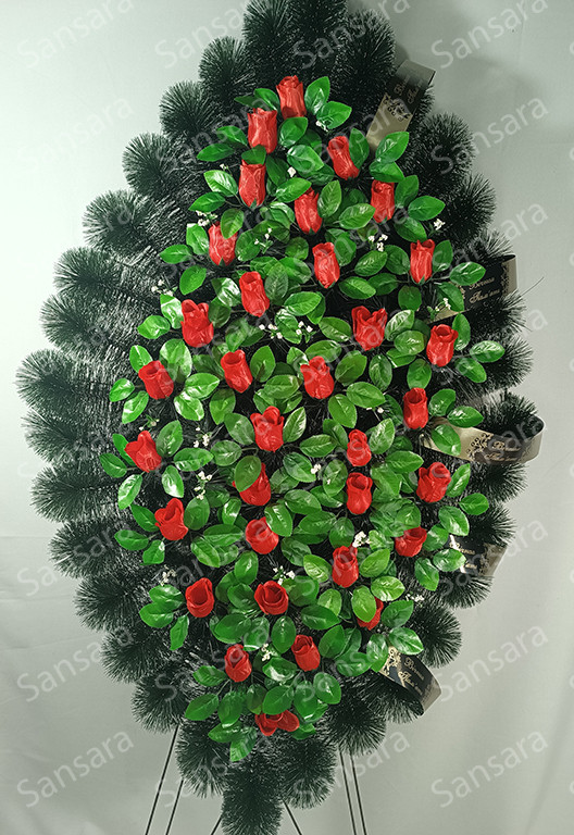 Вінок 190/80см  Вінок  3Д лист