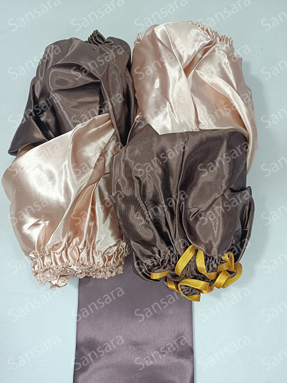 Оббивка атлас  двокольоровий з а\б "Коса" 35 см