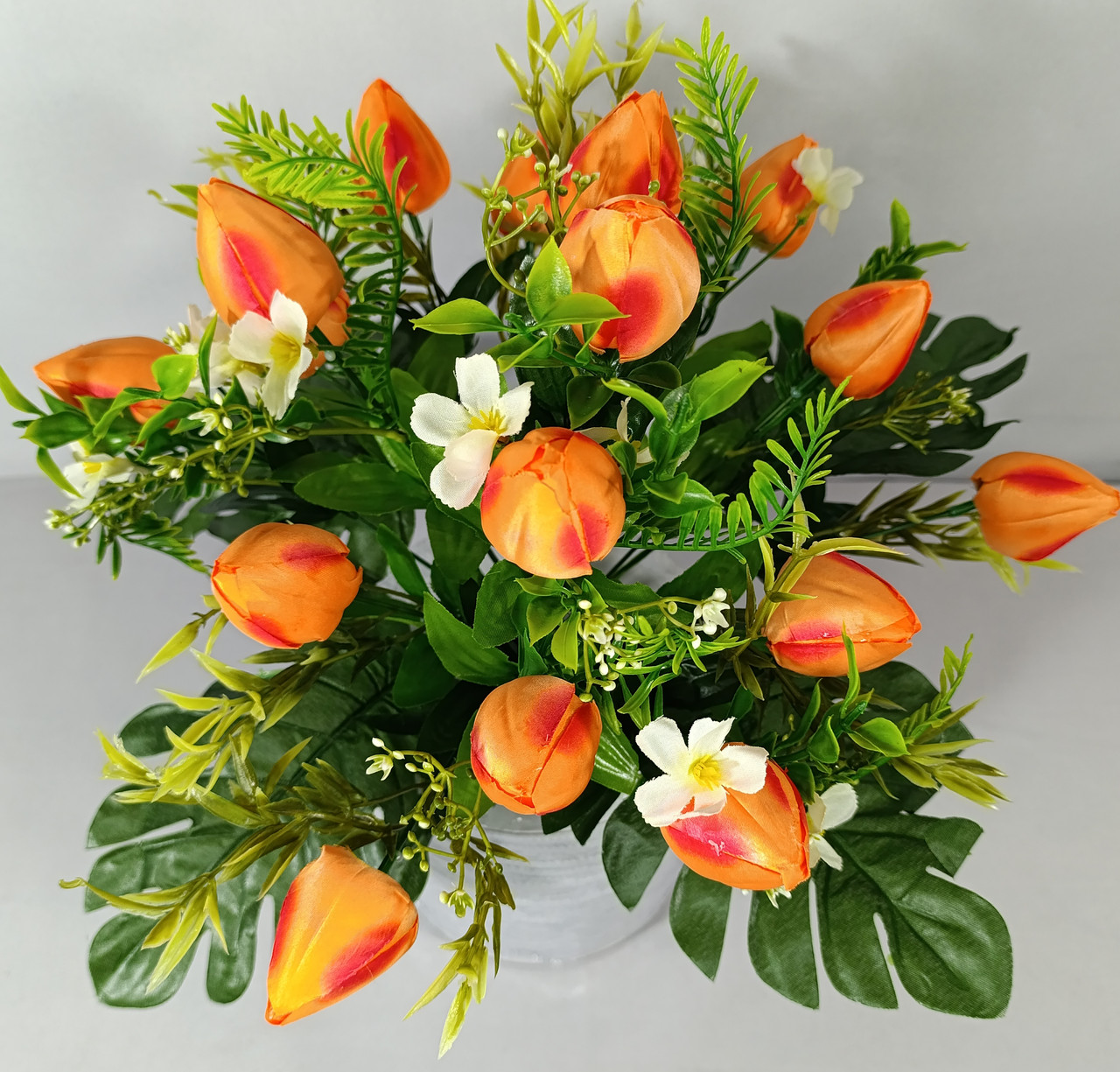 Букет тюльпанів √5,  19 голов , висота букету 40 см