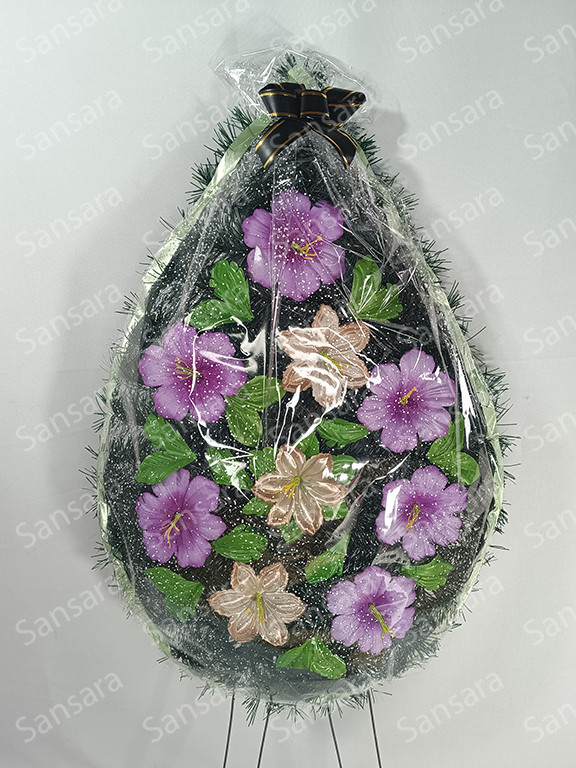 Вінок R 01 125/55см Вінок в плівкі