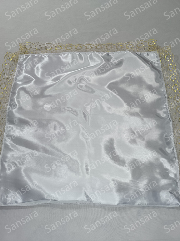 Наволочка атлас з мереживом