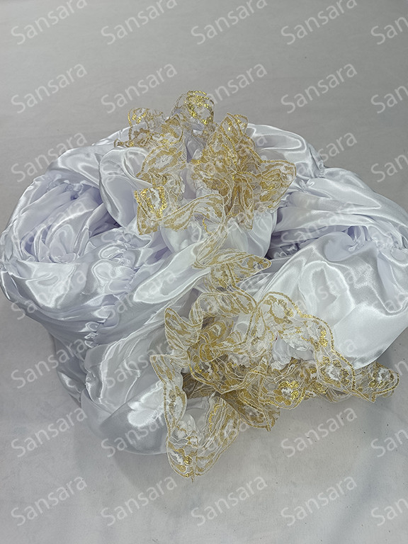 Постіль в труну атлас низ з мереживом