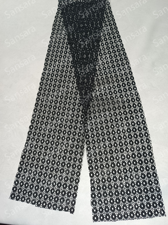 Шарф чорна жіноча на голову