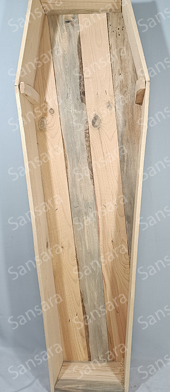 Труна не оббита шестигранна