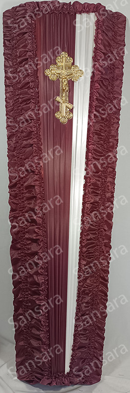 Труна жатка шовкова