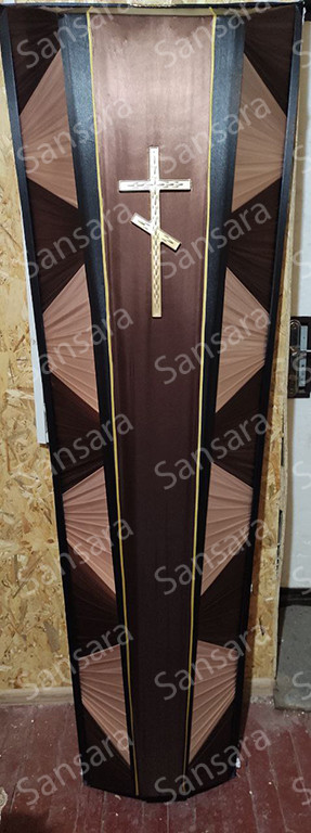 Труна атласна Мушля