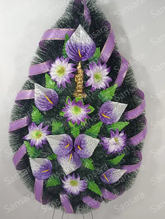 Вінок Б-3 145/60см Вінок свічка