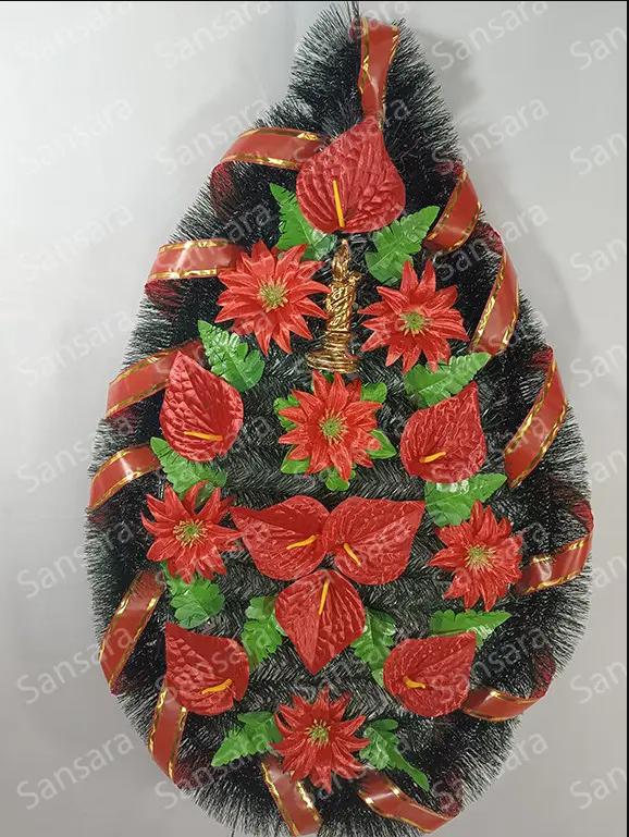 Вінок Б-3 145/60см Вінок свічка