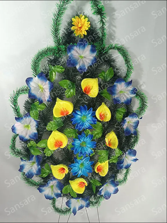 Вінок 150/70см Вінок в зеленій хвоі