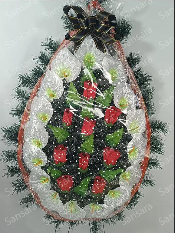 Вінок Б-1 145/65см Вінок в плівкі великий